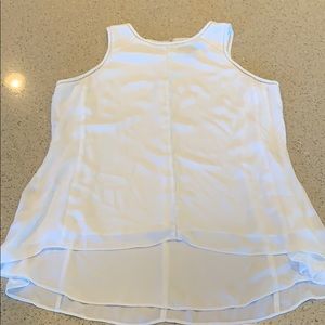 White blouse tank top